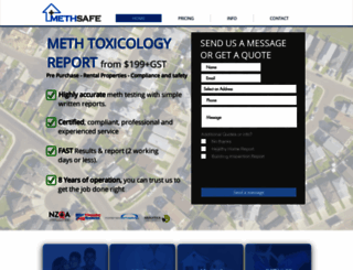 methsafe.co.nz screenshot