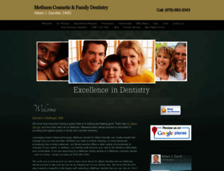 methuencosmeticdentist.com screenshot