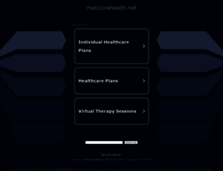 meticorehealth.net screenshot