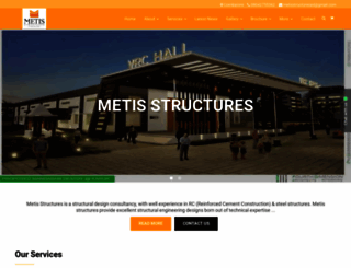 metisstructures.in screenshot