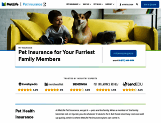 metlifepetinsurance.com screenshot
