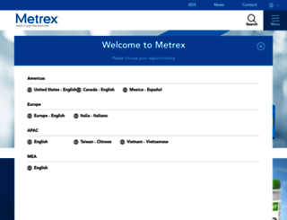 metrex.com screenshot