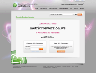 metricconversion.ws screenshot