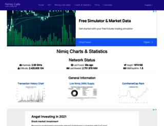 metrics.nimiqx.com screenshot