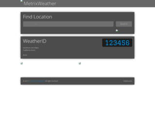 metrixweather.webflow.io screenshot