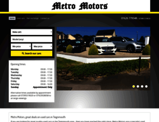 metro-motors.co.uk screenshot