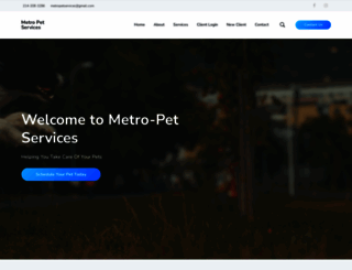 metro-petservices.com screenshot