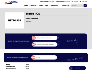 metro.cellpay.us screenshot