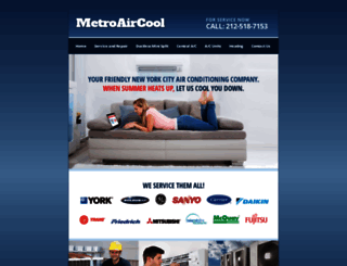 metroaircool.net screenshot