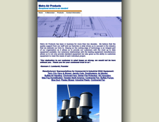 metroairproducts.com screenshot