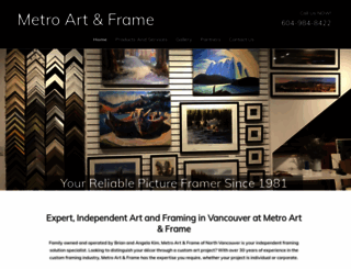metroart.ca screenshot