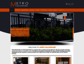 metrobalustrades.com.au screenshot