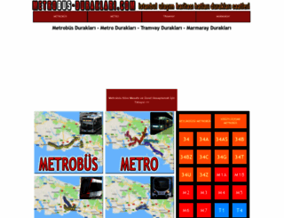 metrobus-duraklari.com screenshot