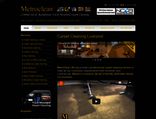 metroclean.co.uk screenshot