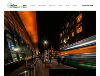 metrocommercial.co.uk screenshot