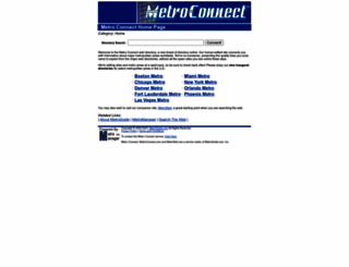 metroconnect.com screenshot