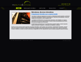 metrodomos.com screenshot