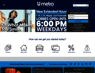 metrofcu.org screenshot