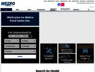 metrofordsales.com screenshot