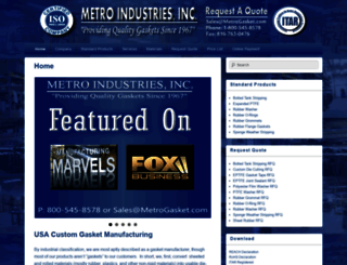 metrogasket.com screenshot