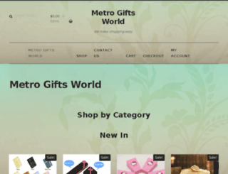 metrogiftsworld.com screenshot