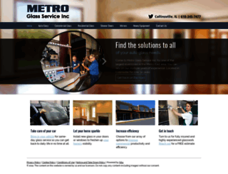 metroglassservice.com screenshot