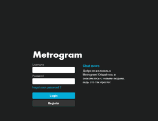 metrogram.ru screenshot