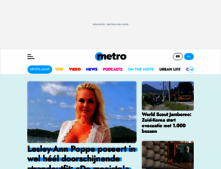 metrojobs.be screenshot