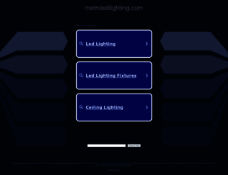 metroledlighting.com screenshot