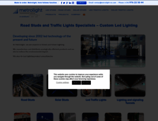 metrolight-es.com screenshot