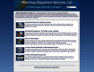 metrologyequipmentservices.com screenshot