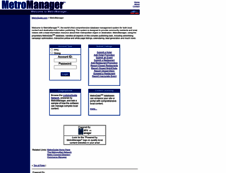 metromanager.com screenshot