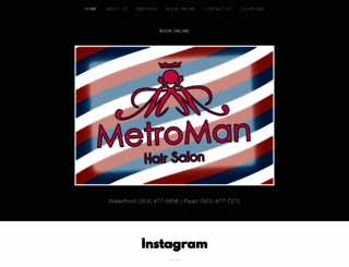 metromanhairsalon.com screenshot