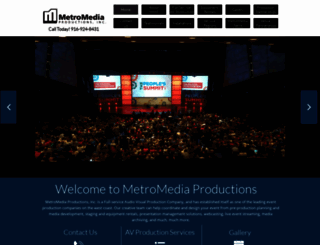 metromedia-productions.com screenshot