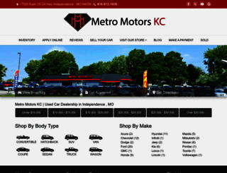 metromotorskc.com screenshot