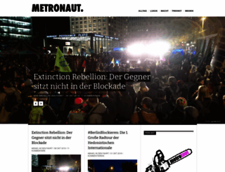 metronaut.de screenshot