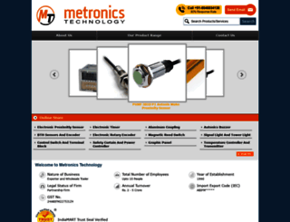 metronicstechnology.com screenshot