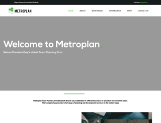 metroplan.co.za screenshot
