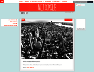 metropolis.storyware.us screenshot