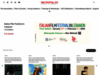 metropoliscinema.net screenshot