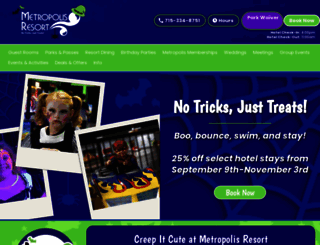 metropolisresort.com screenshot