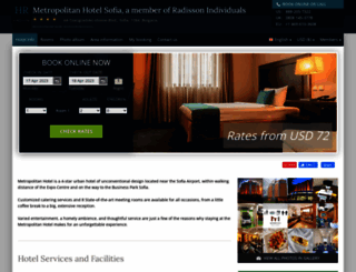 metropolitan-hotel-sofia.h-rez.com screenshot
