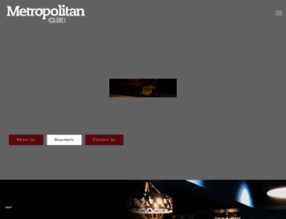metropolitanclubs.com screenshot