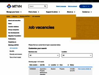 metropolitanjobs.org.uk screenshot