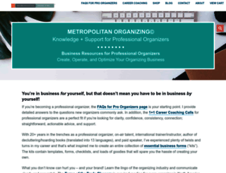 metropolitanorganizing.com screenshot