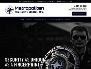 metropolitanprotective.com screenshot