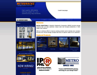 metroracks.com screenshot