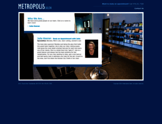 metrosalon.com screenshot