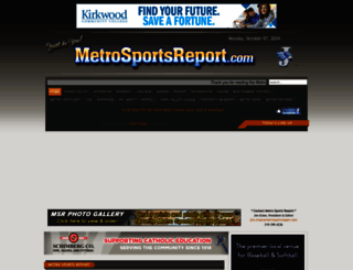 metrosportsreport.com screenshot