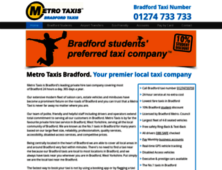 metrotaxis.co.uk screenshot